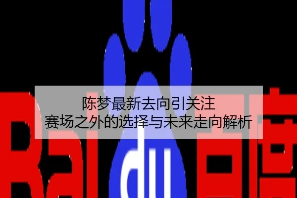陈梦最新去向引关注 赛场之外的选择与未来走向解析